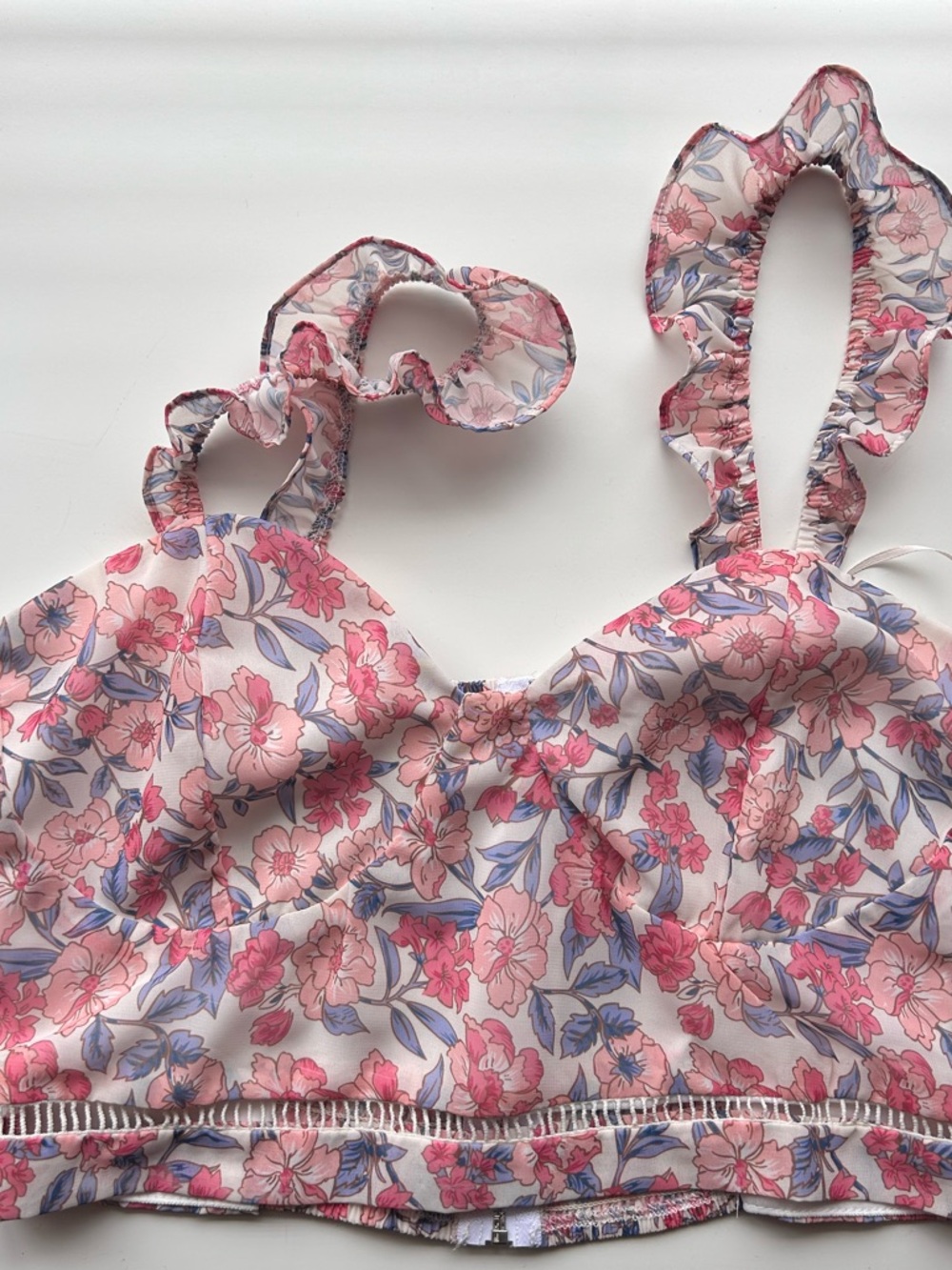 Kendall & Kylie Pink Floral Smocked Dress